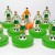 Subbuteo Andrew Table Soccer Northern Ireland 1982 World Cup Team on classic Hasbro bases